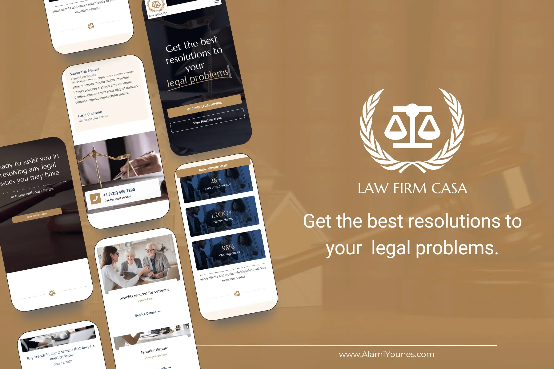 Law Firm Casa Mobile Responsive Web Design